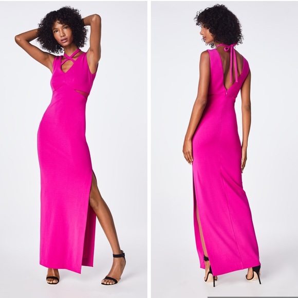 Nicole Miller Dresses & Skirts - New! NICOLE MILLER Mock Neck Gown Maxi Dress
